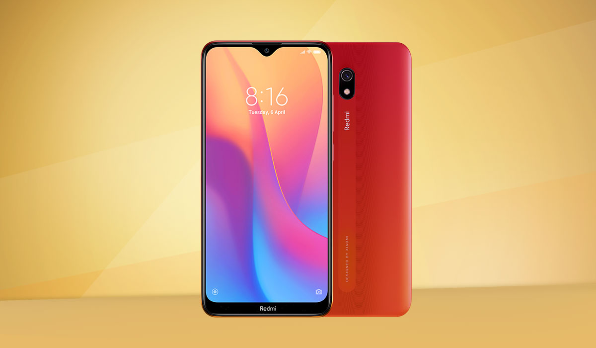 Redmi 8A in Sunset Red